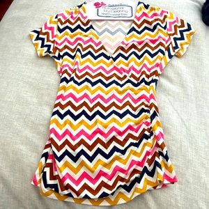 Borden zig zag multi colored shirt